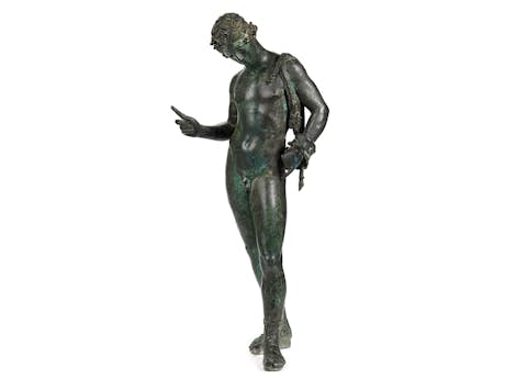Bronzefigur des Dionysos, sogenannter „Narziss von Pompeji“
